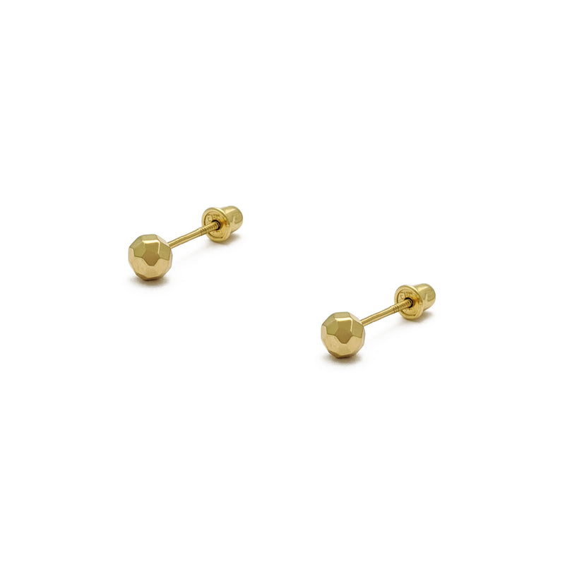 Buy Handmade Brass Ball Stud Earrings 3mm Elegant, Sterling Silver Posts,  Polished Finish for Timeless Style 0175 Online in India - Etsy